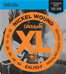 D'Addario EXL110-7 XL Nickel Wound 7-String Guitar Strings